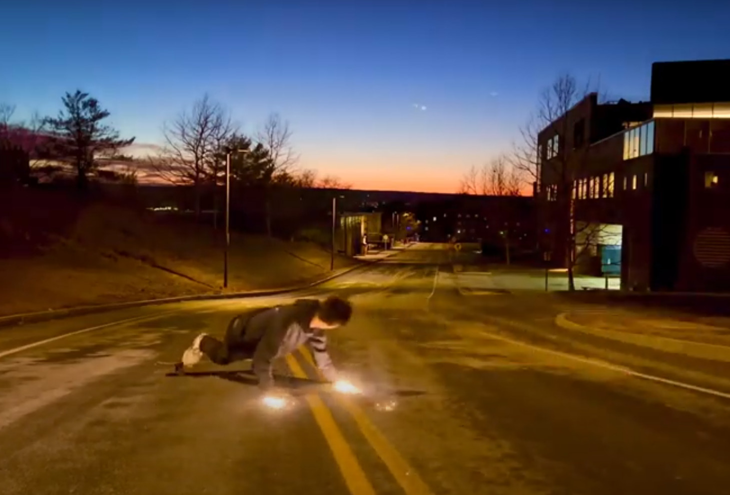 Glove Slide Downhill